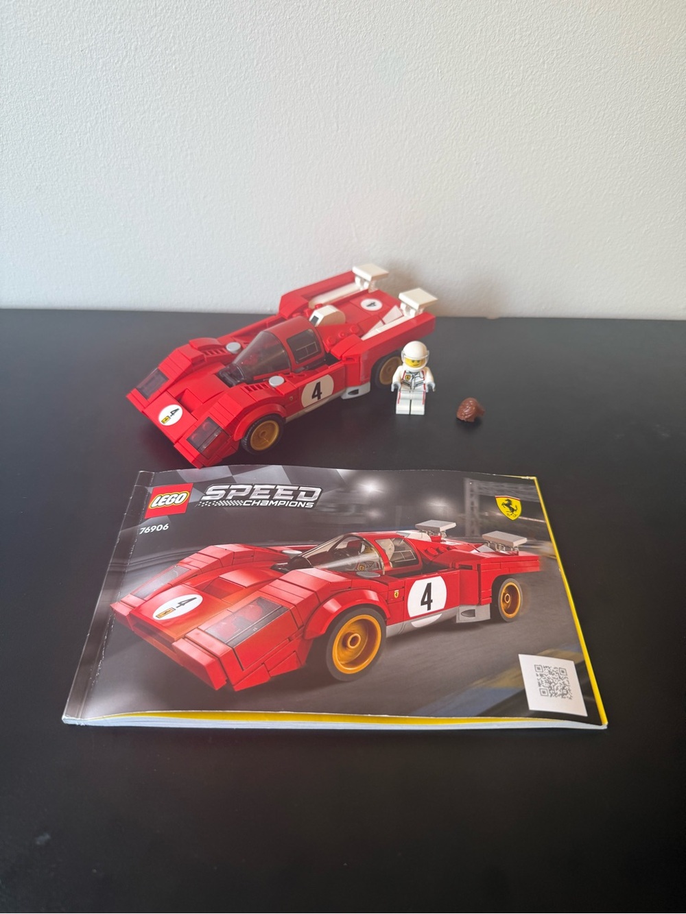 LEGO Speed Champions 76906 1970 Ferrari 512 M Built w/ Manual No Box